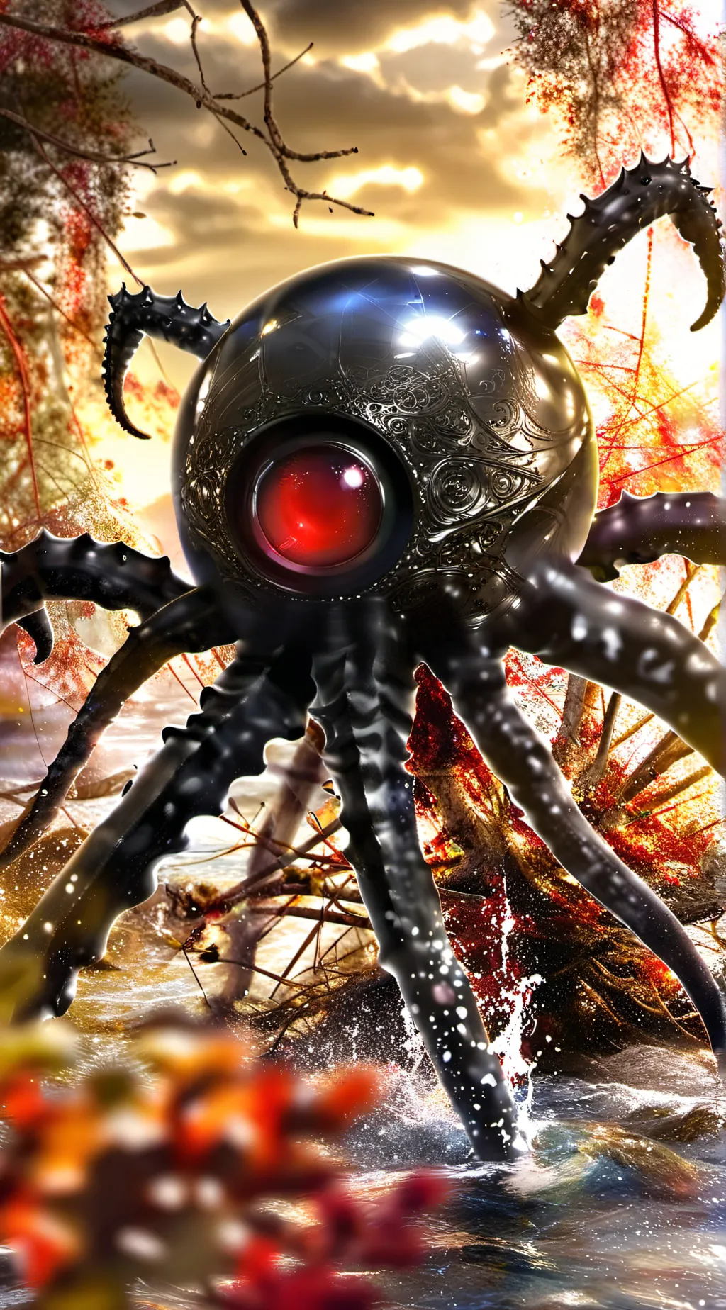 ai character: STARE background