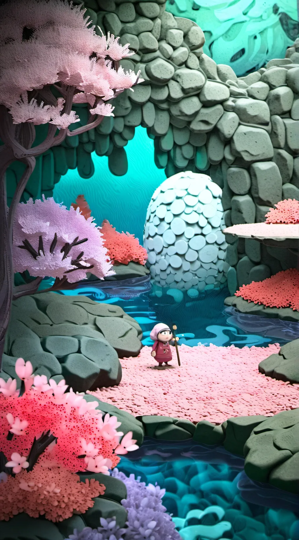 ai character: Hilda (HALLOWEEN) background