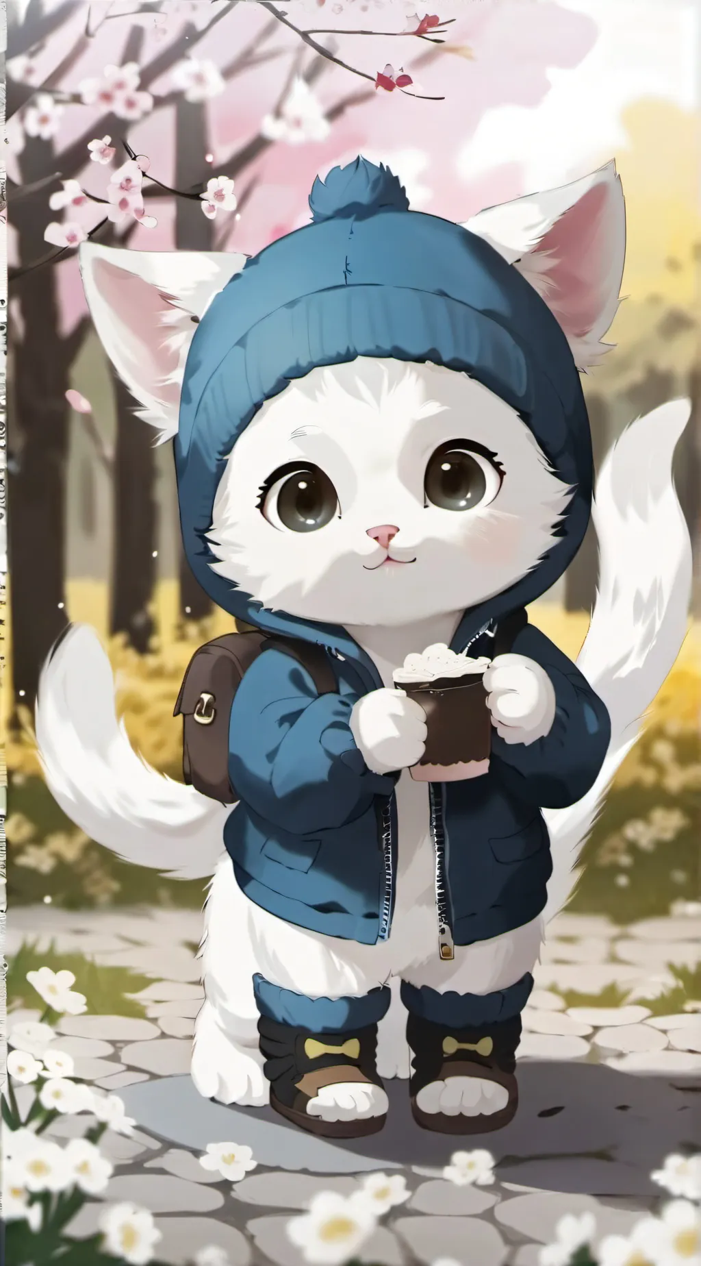 ai character: katty background