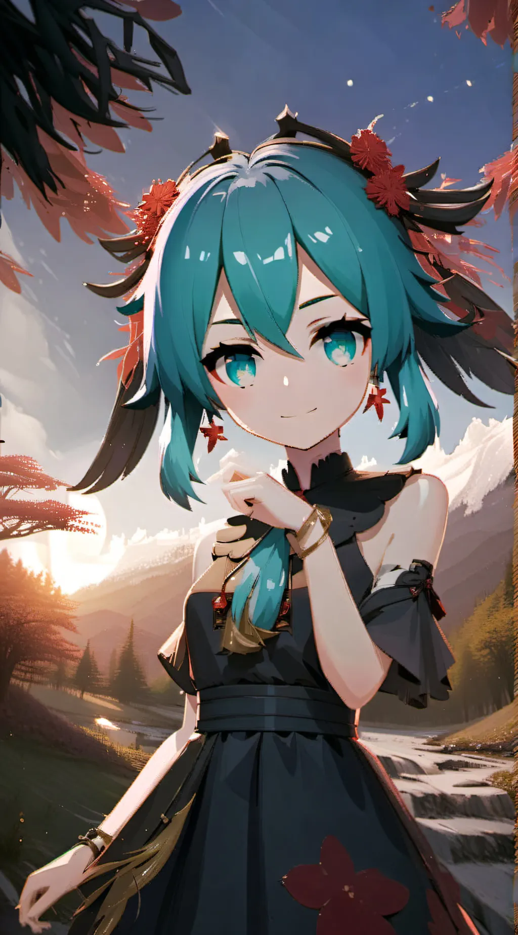ai character: Hatsune Miku background
