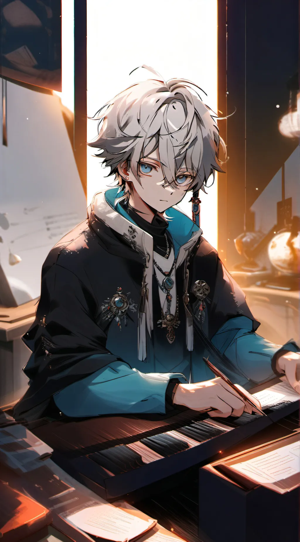 ai character: Lasse  background