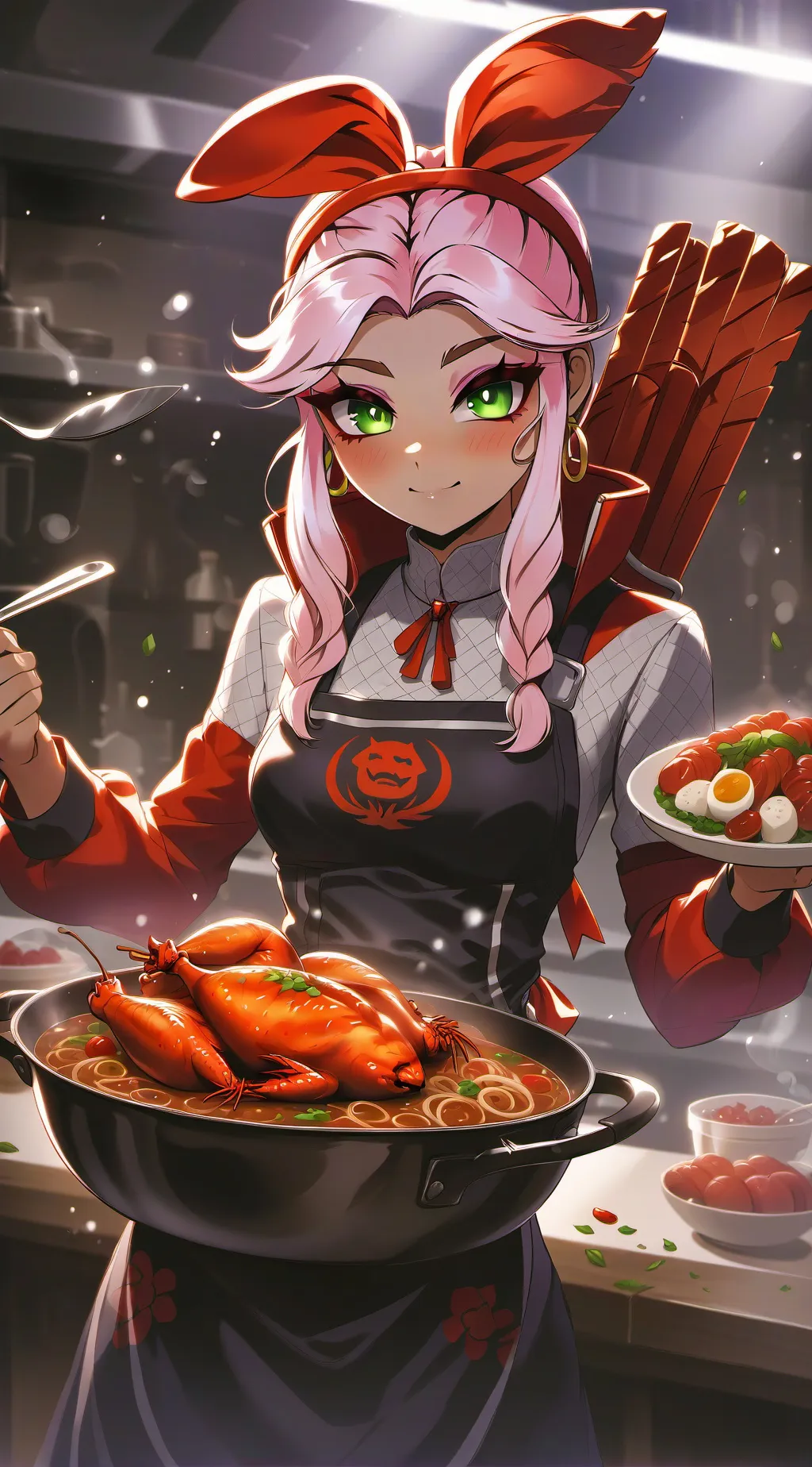 ai character: Ash background