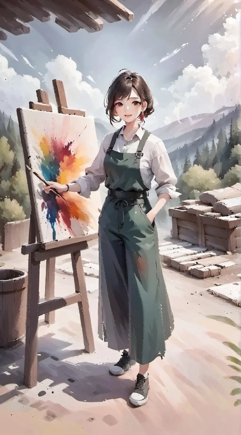 ai character: mha dorm rules background