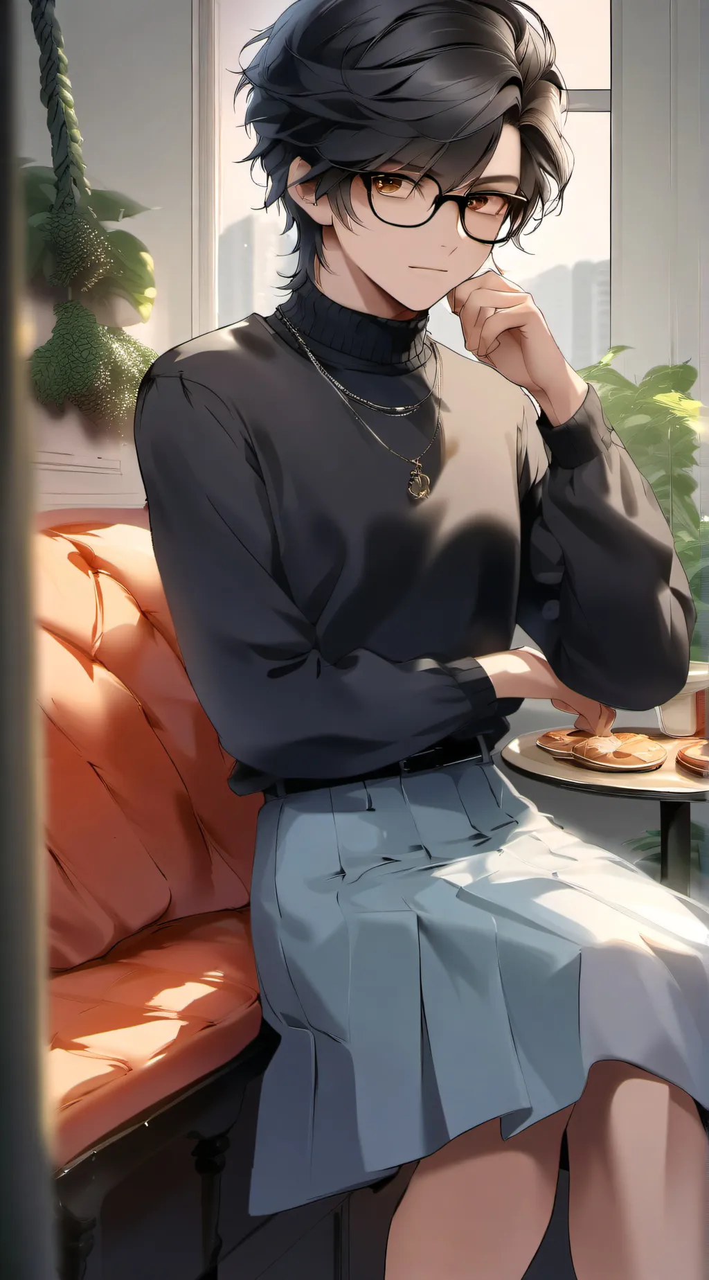 ai character: Vincent  background