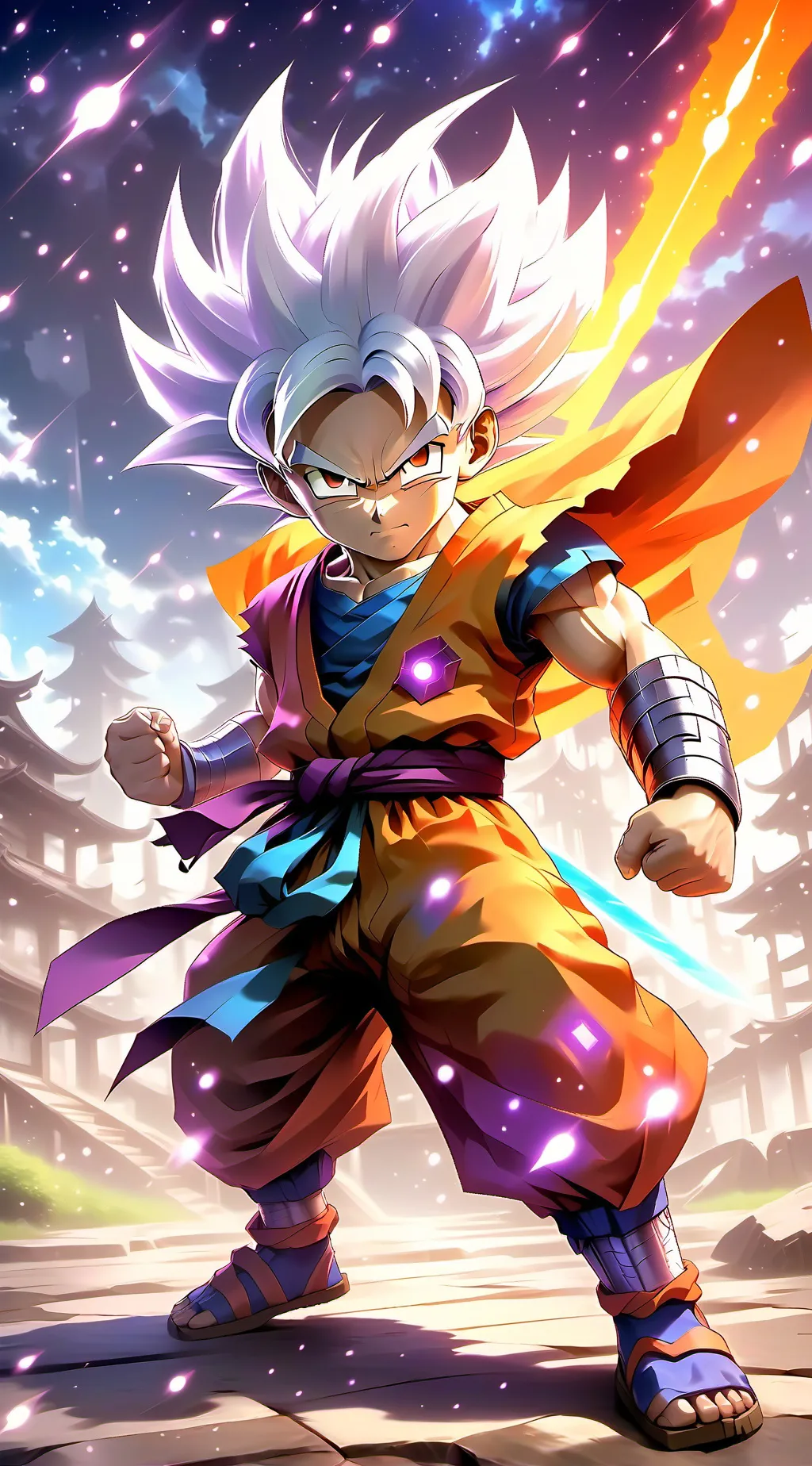 ai character: the anime universe background