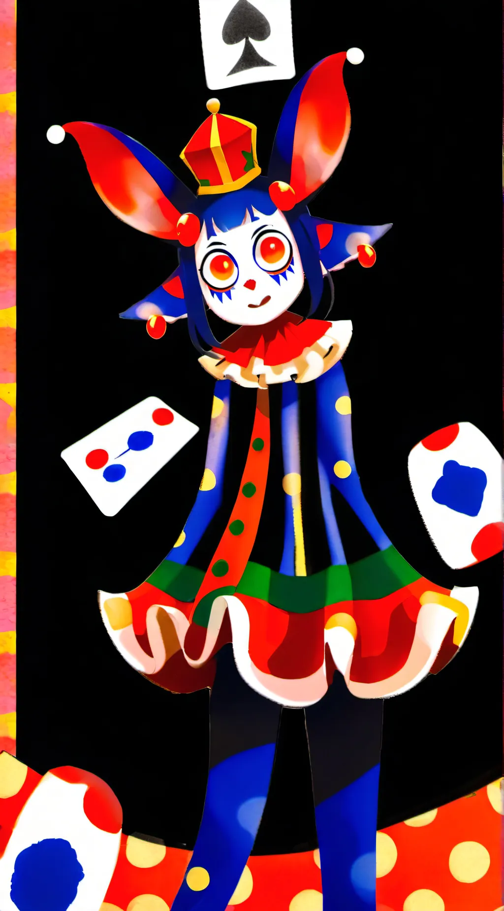 ai character: pomni background