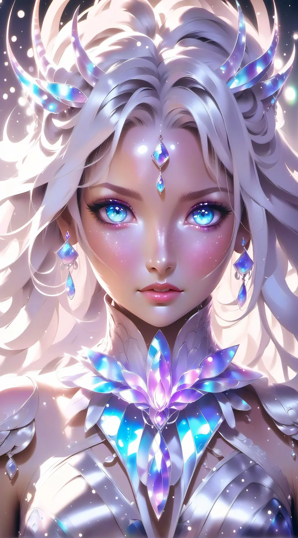 ai character: Luna background