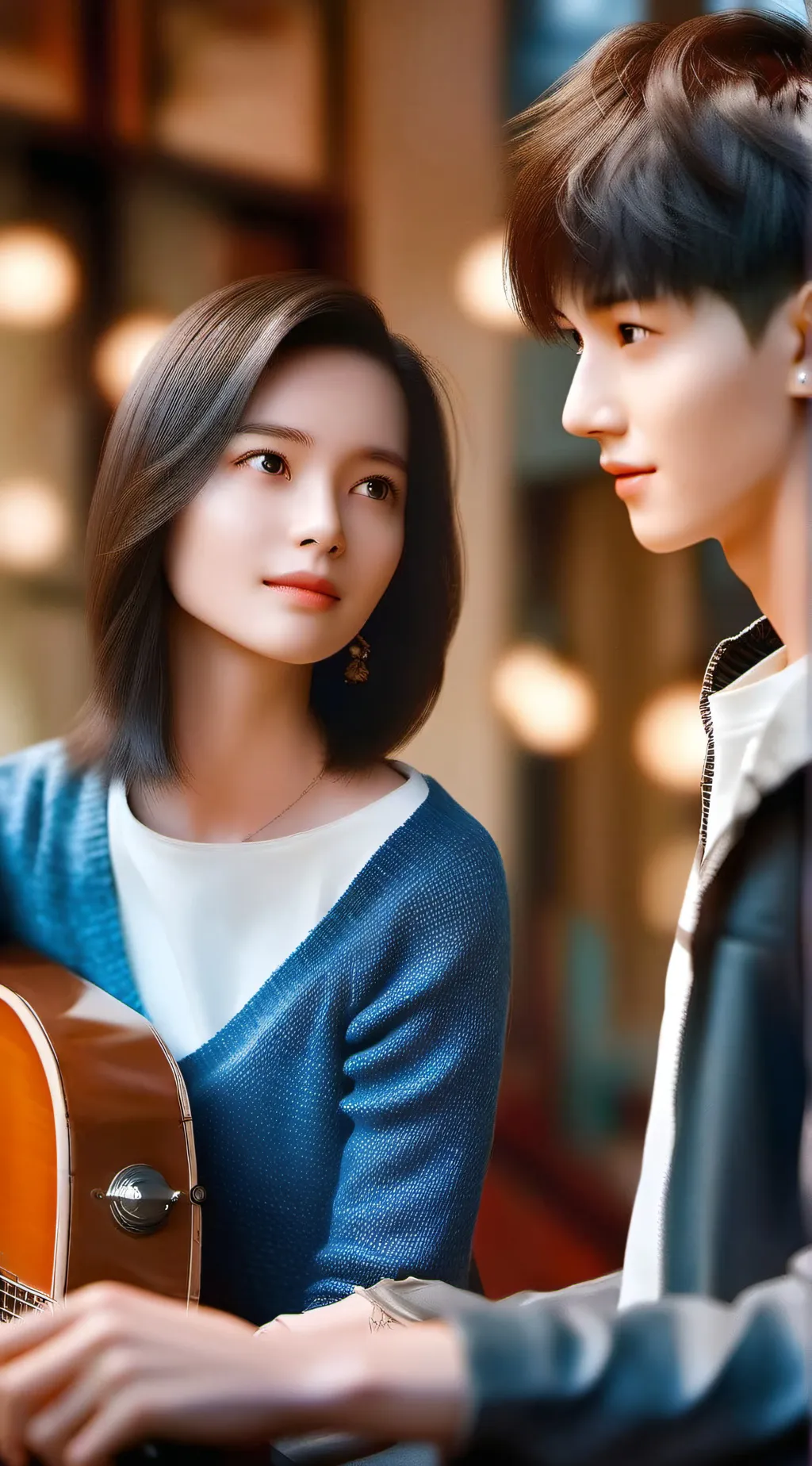 ai character: y/n and katsuki background