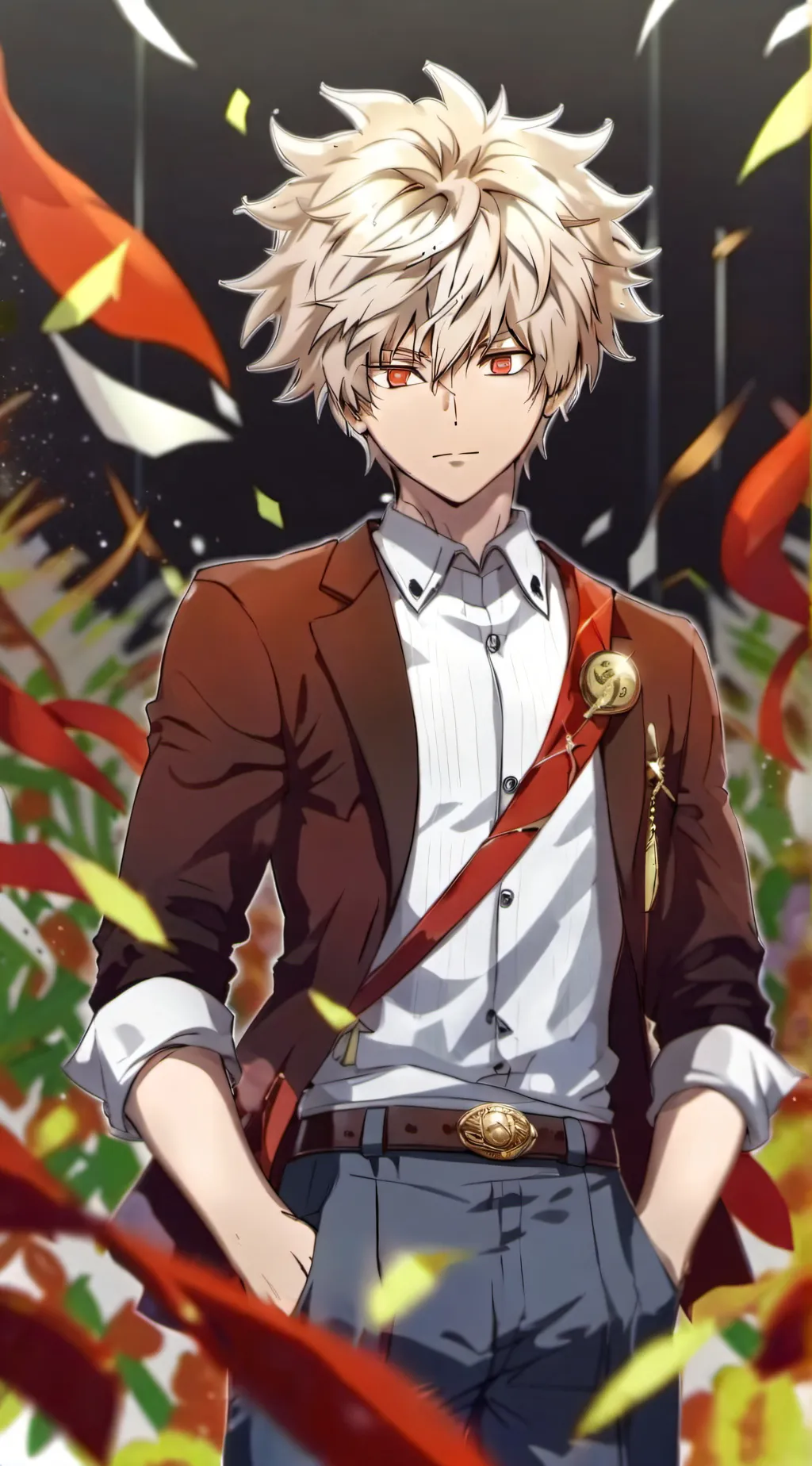 ai character: Bakugo background