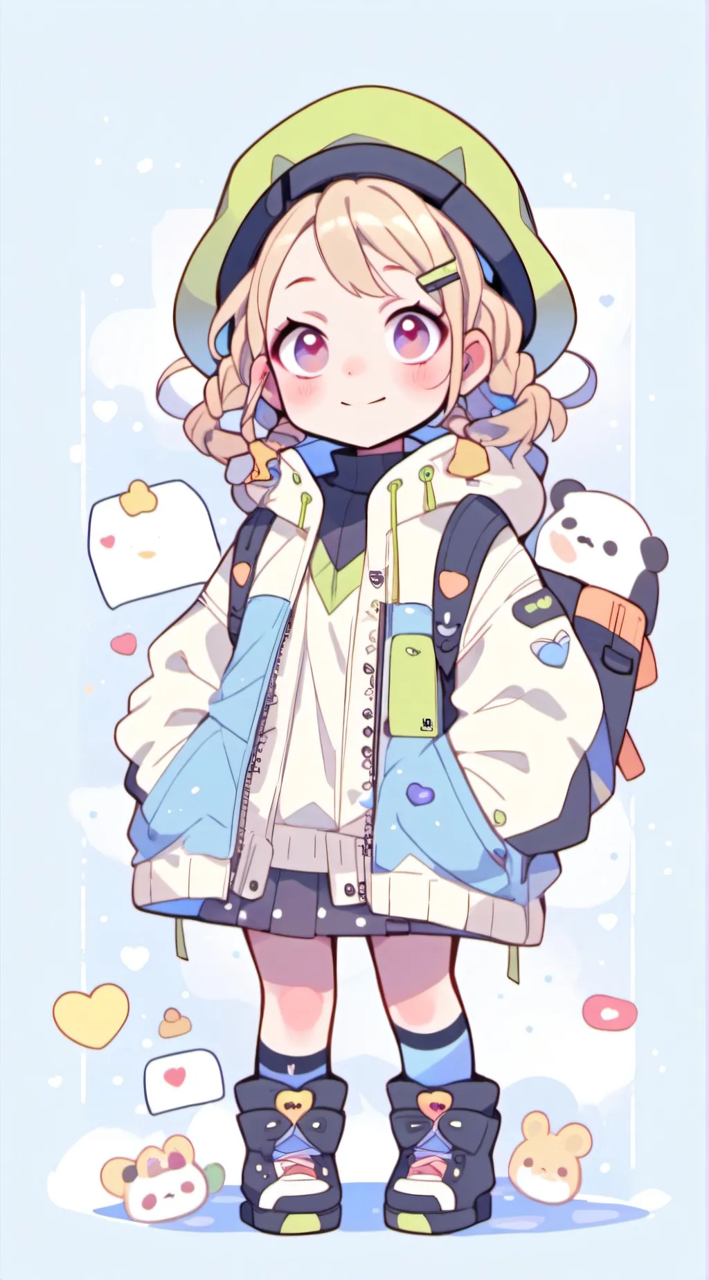 ai character: leah background