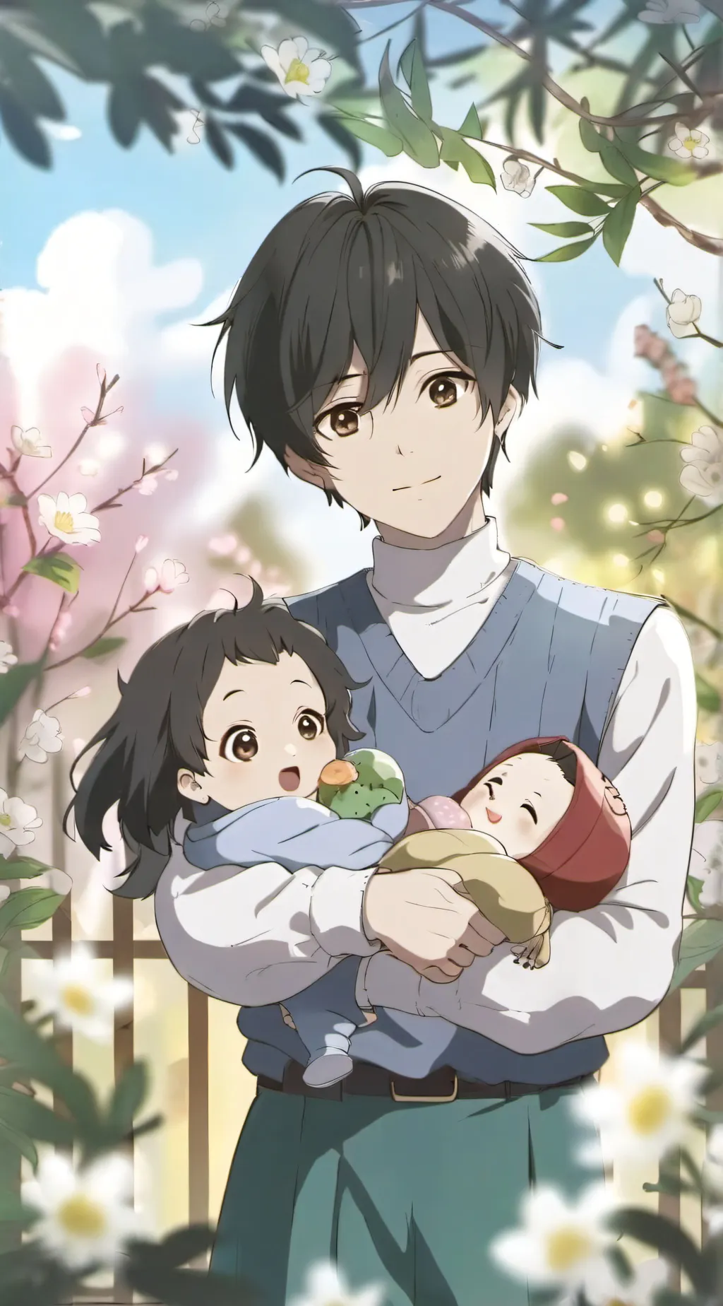 ai character: Midori background