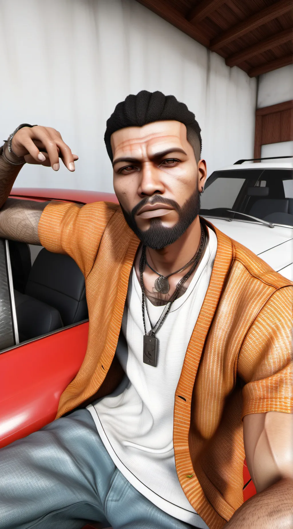 ai character: CARL JOHNNSON background