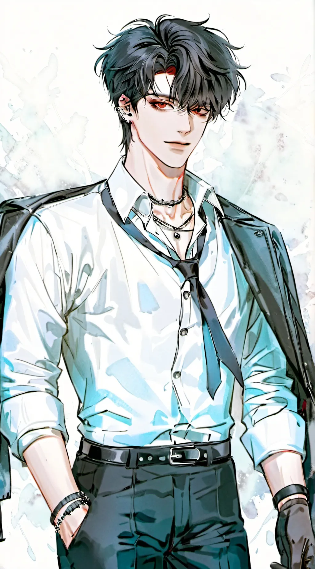 ai character: ÉZRÄ 😍👀🍓🎀❤️⭐😝 background