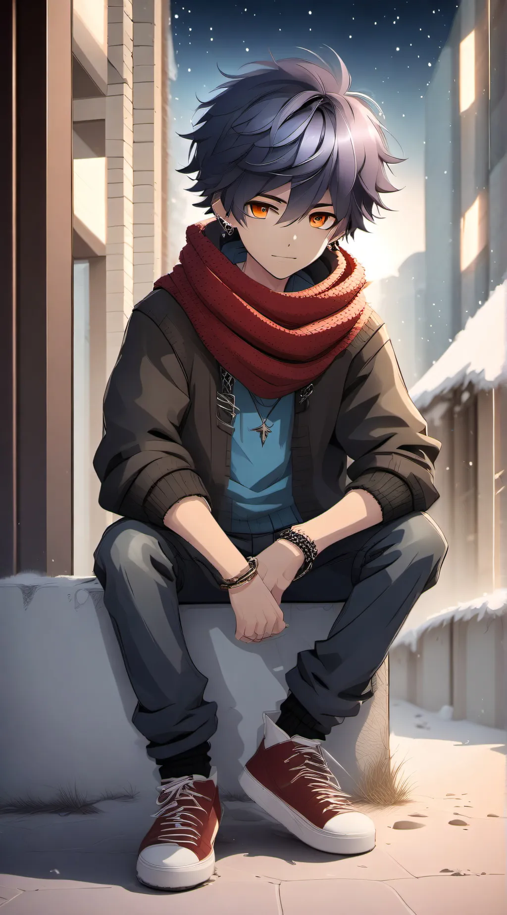 ai character: Sarrow background