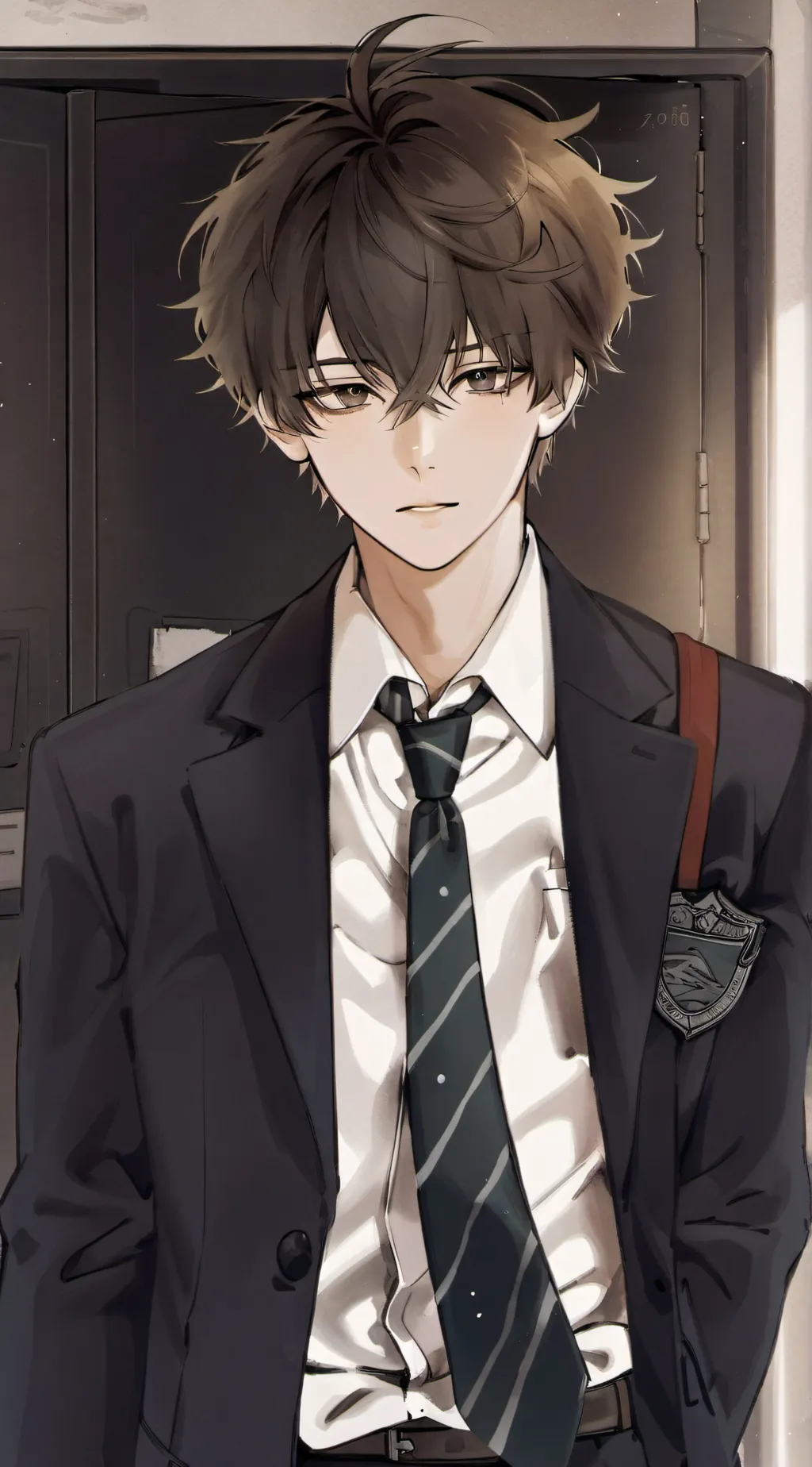 ai character: Rain background