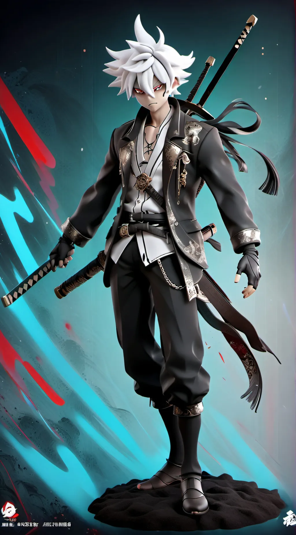 ai character: gojo  background