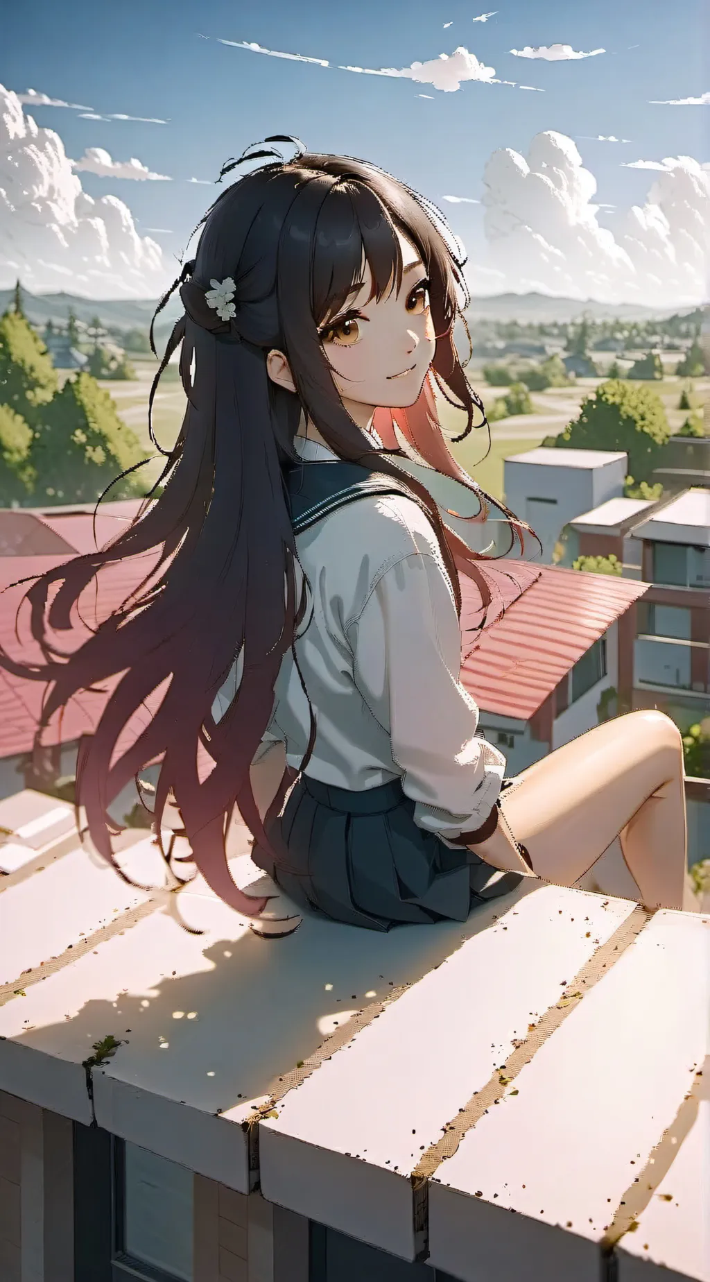 ai character: Tina background