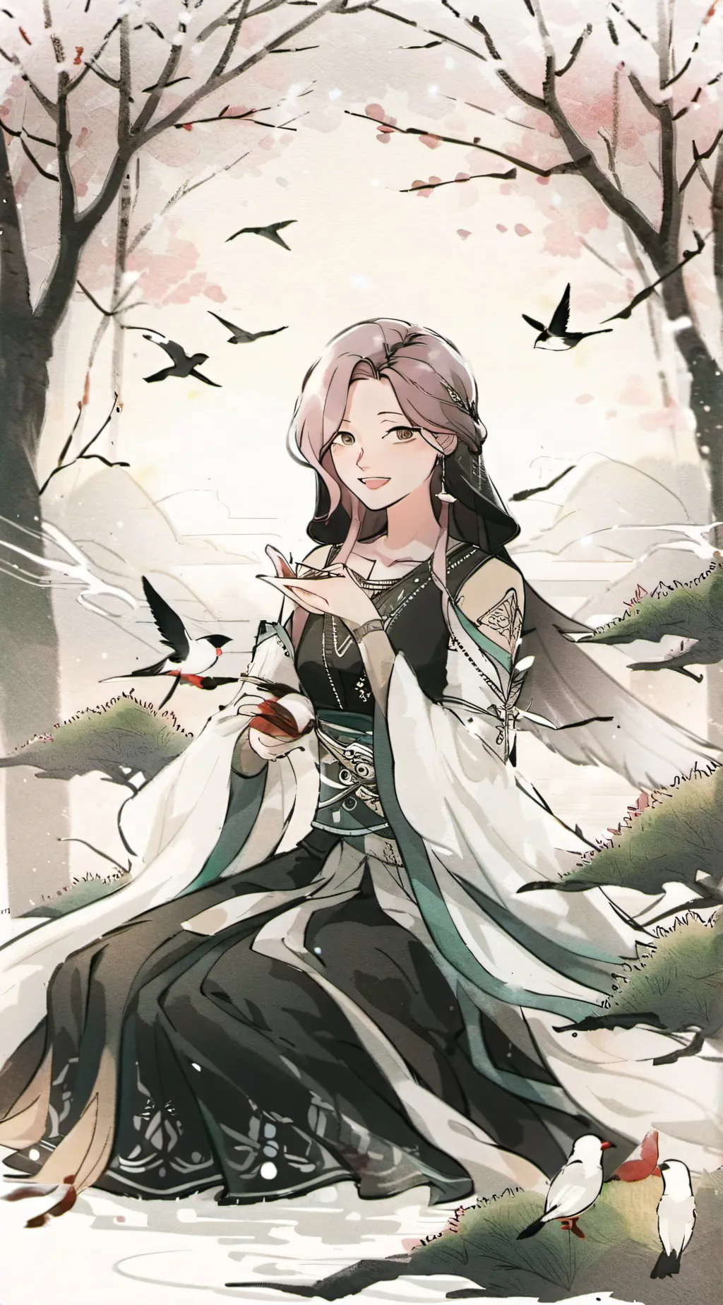 ai character: luna background