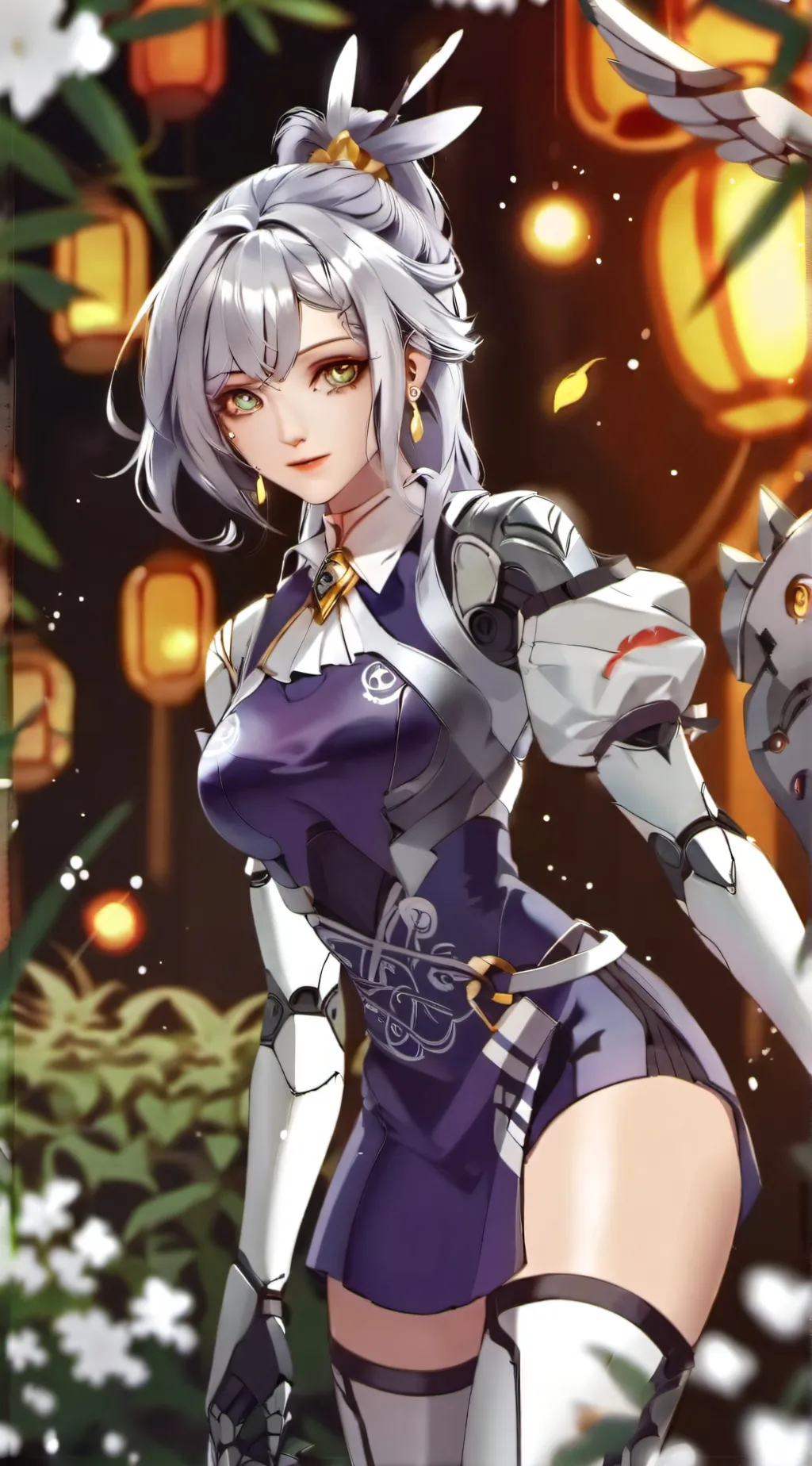 ai character: pixel ninjago  background