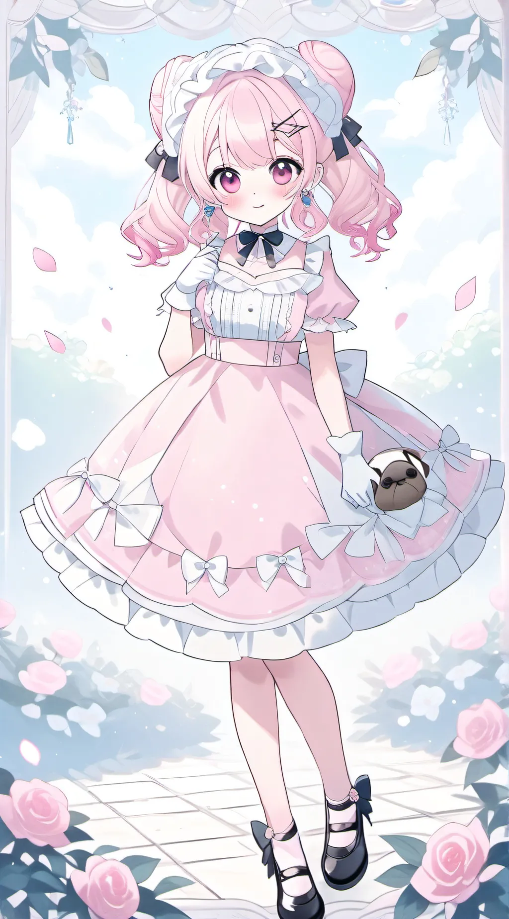 ai character: queen of cringe  background