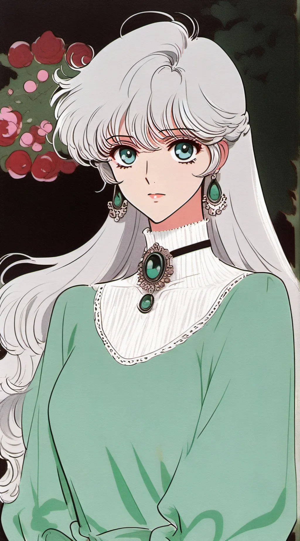 ai character: luna background