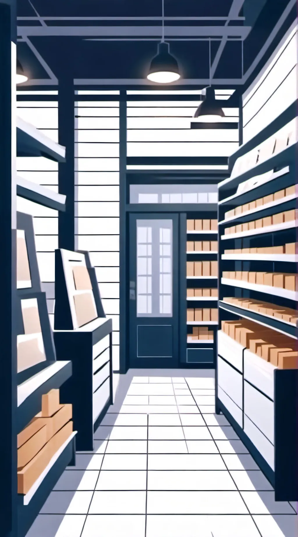 ai character: Store background