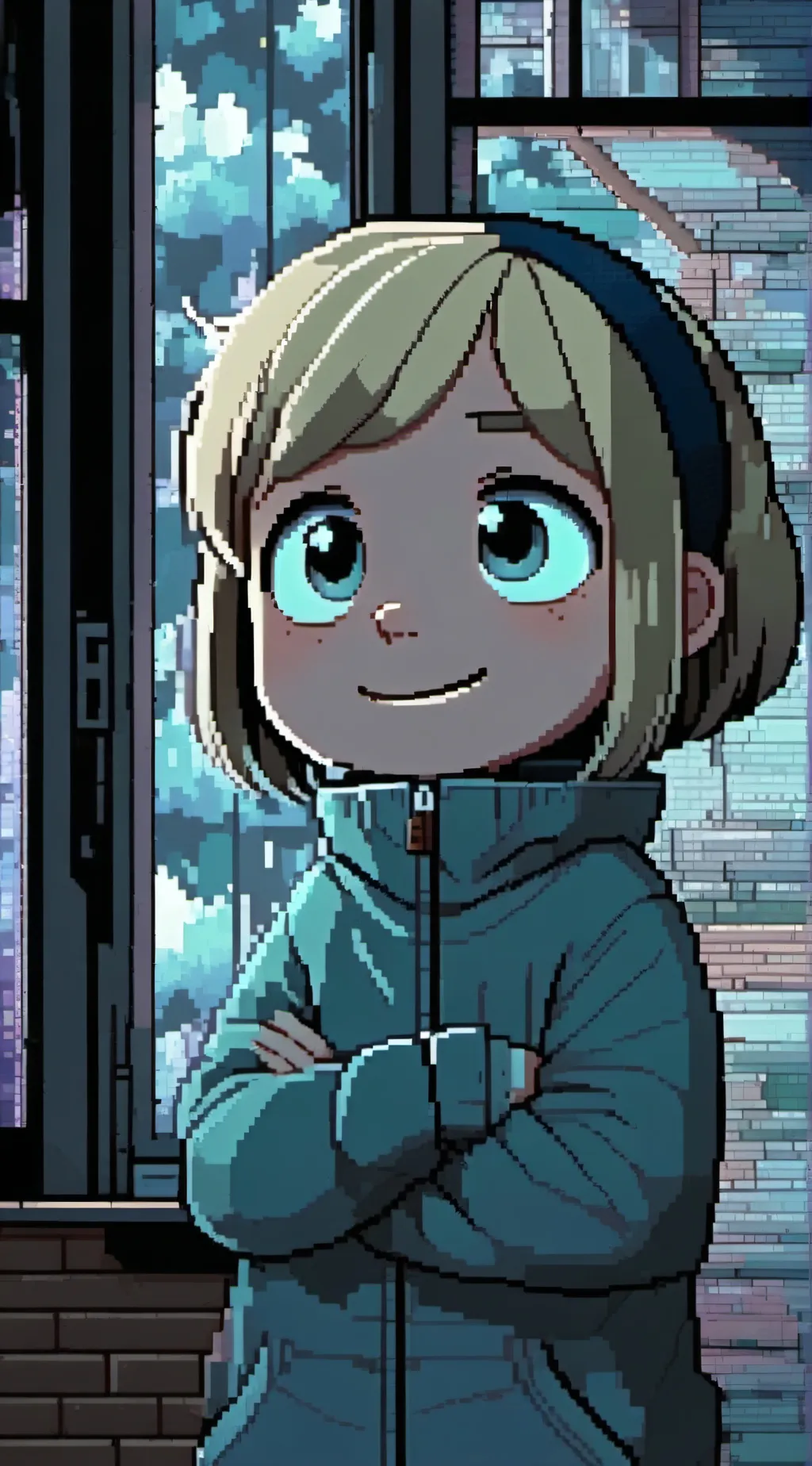 ai character: RILEY INSIDE OUT 2 background