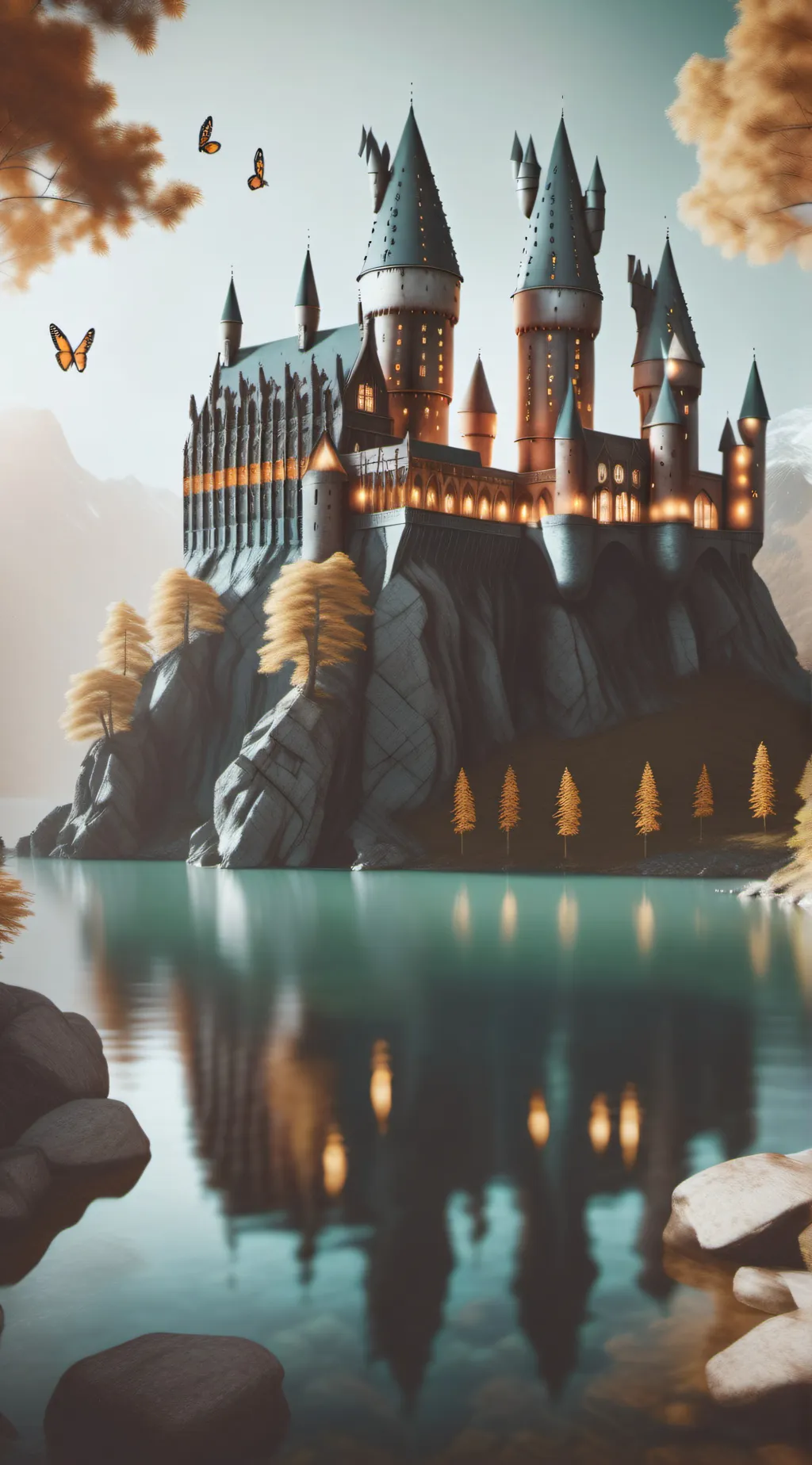 ai character: Hogwarts Portraits background