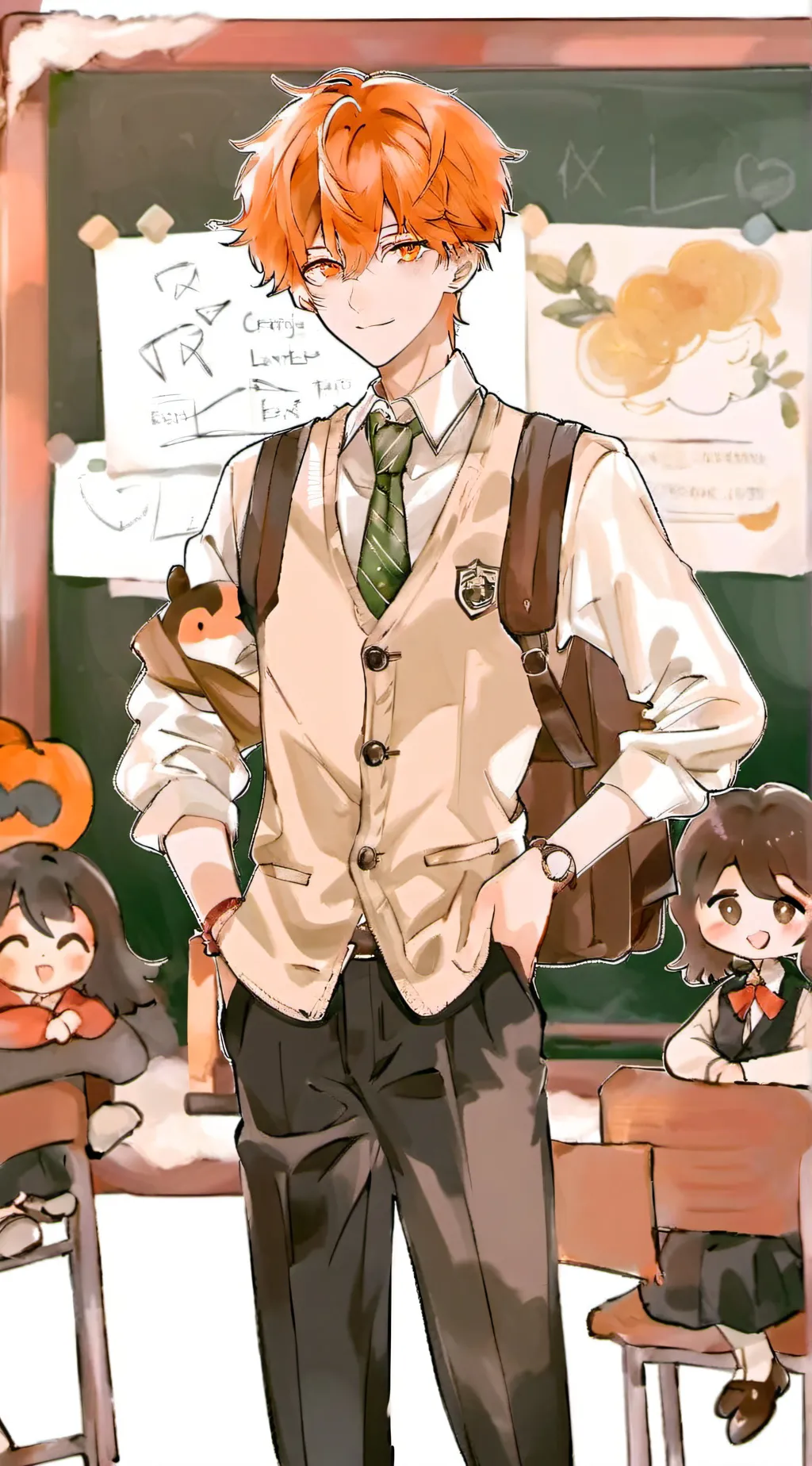 ai character: Kino background