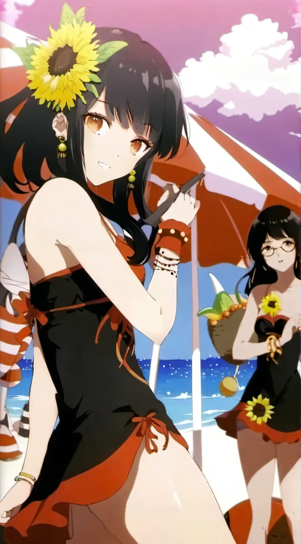 ai character: beachdaywithgirls background