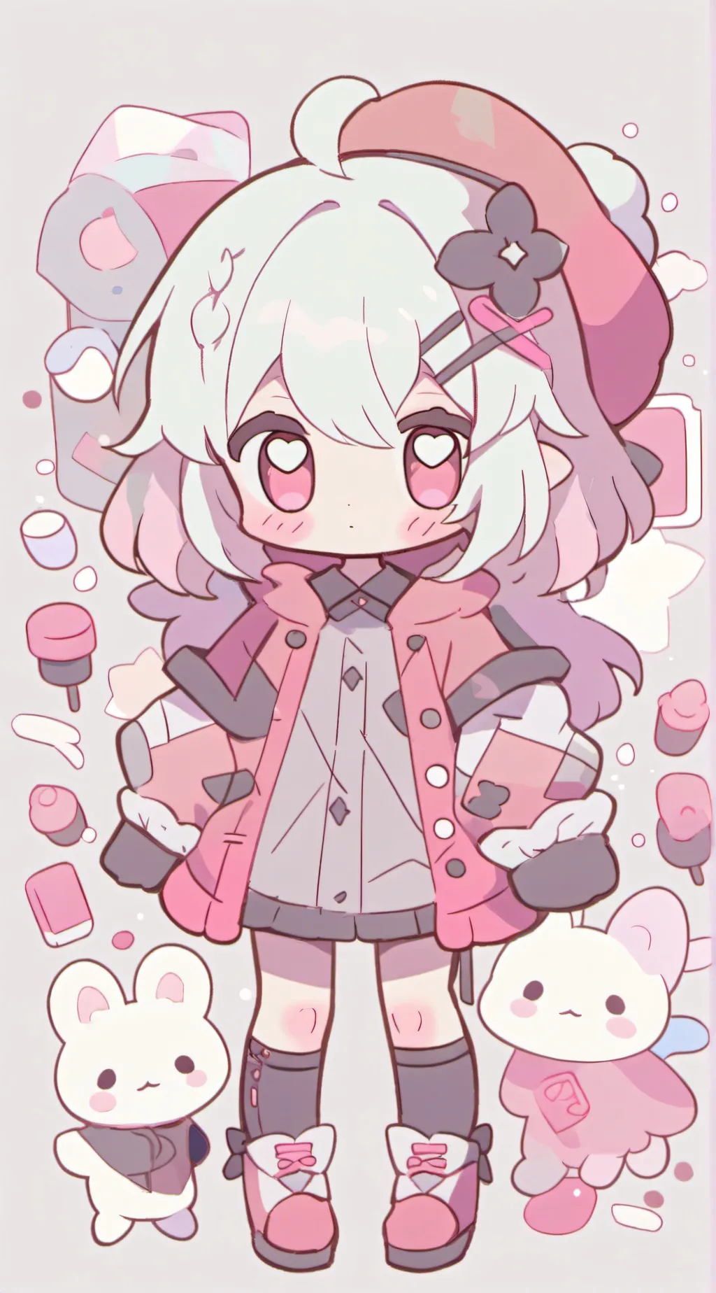 ai character: Ashley as a baby  background