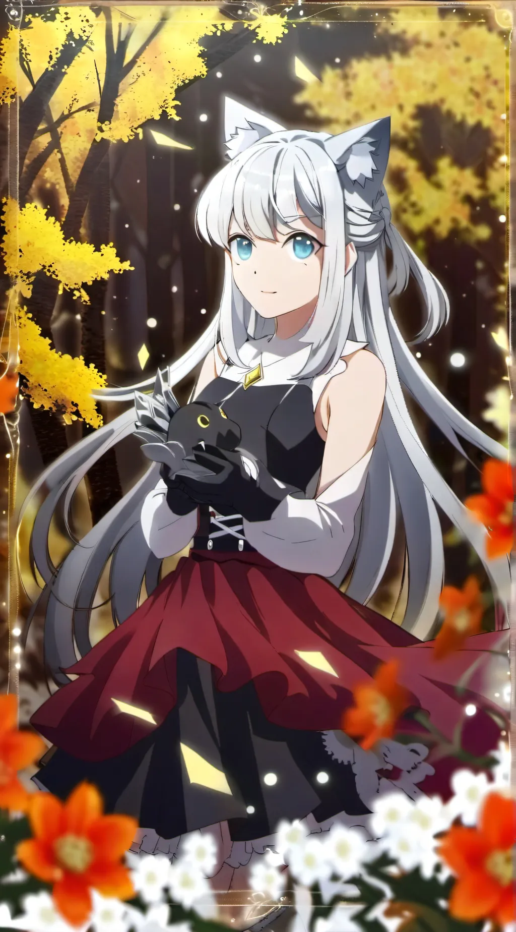 ai character: Nine tails  background