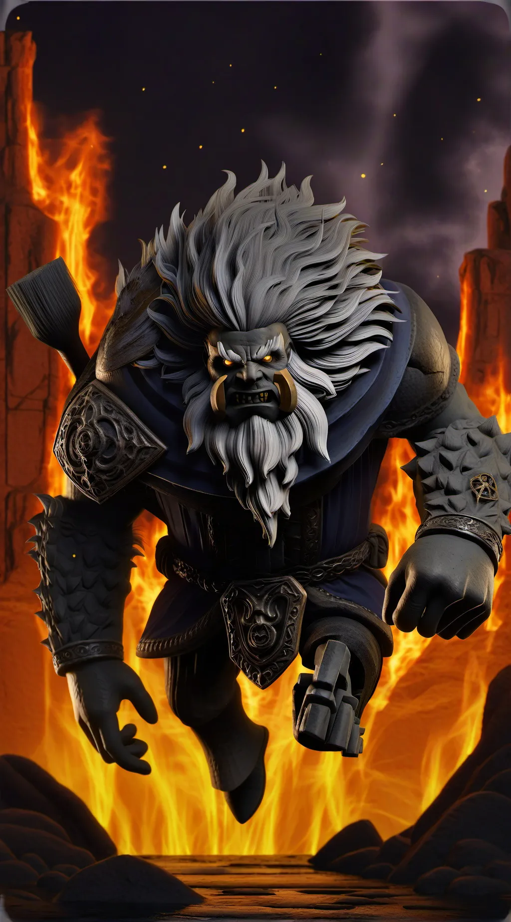 ai character: Bella the wolf background