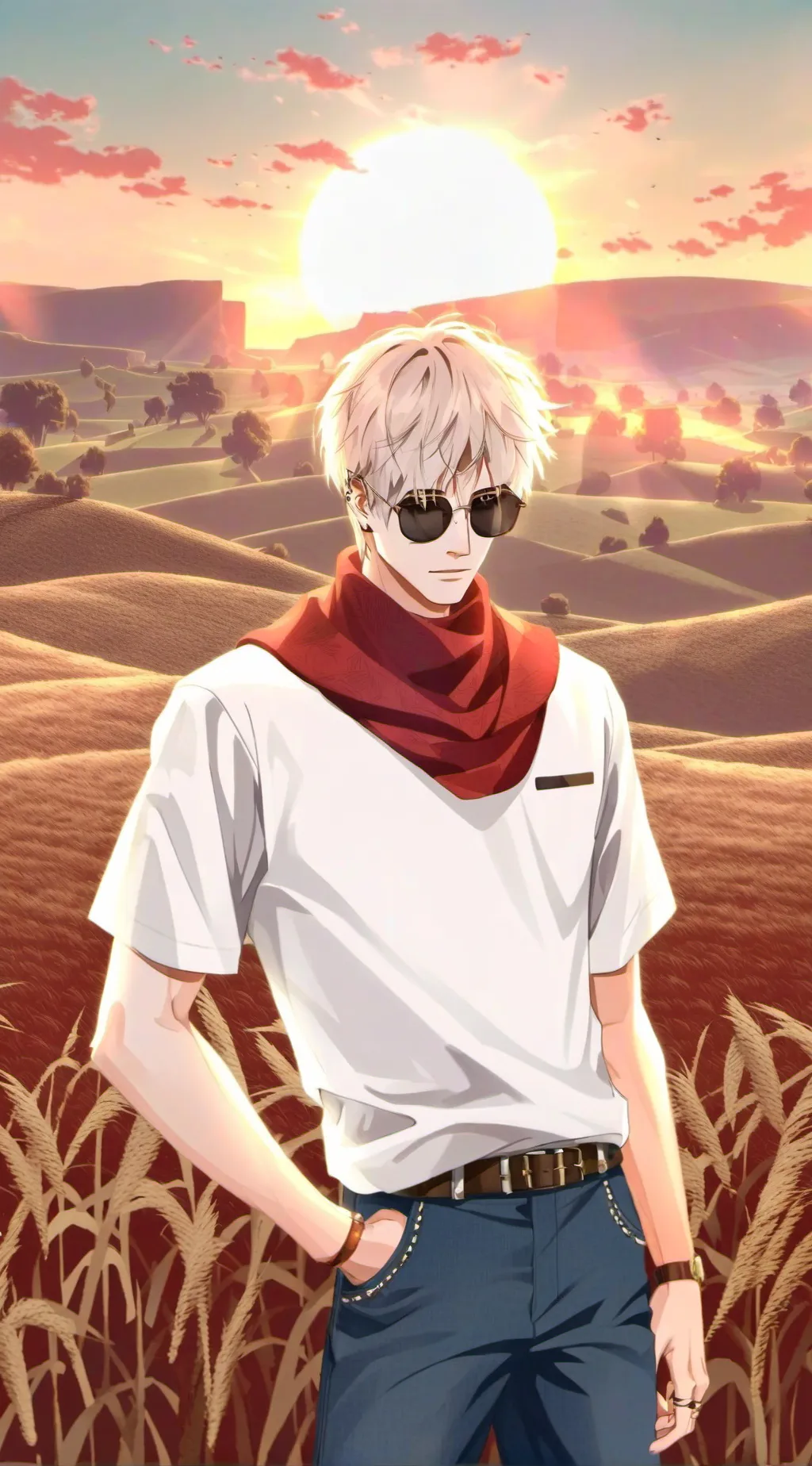 ai character: Sams meme background