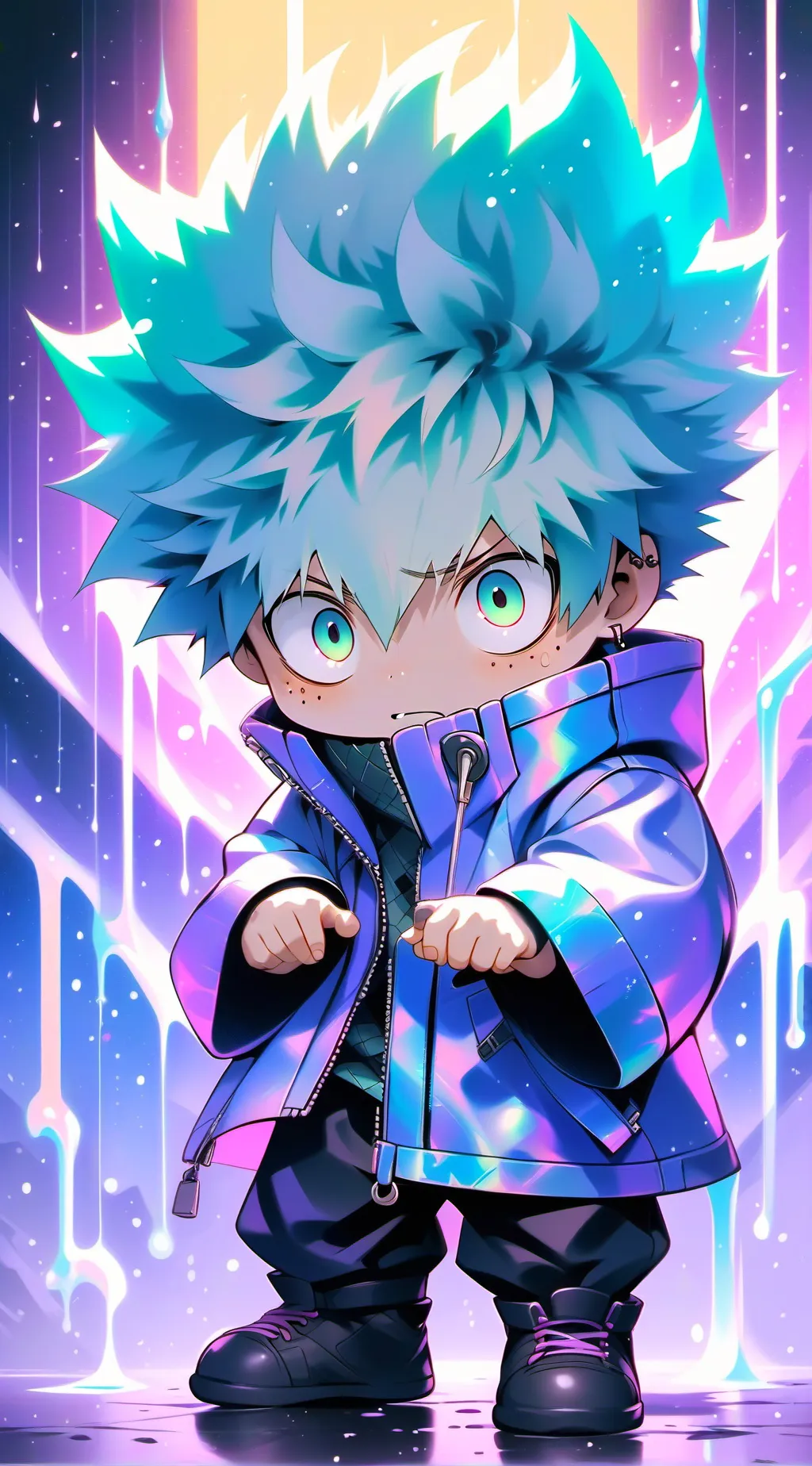ai character: Baby Bakugo background