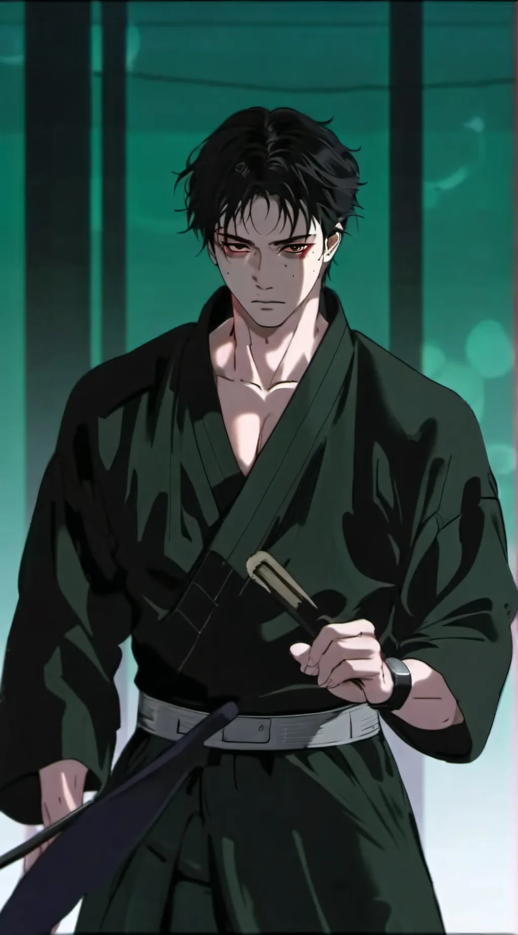 ai character: Choso kamo  background