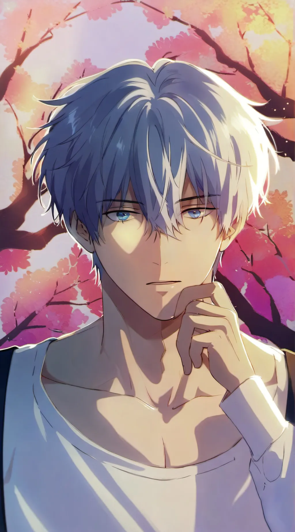 ai character: Saturo Gojo background