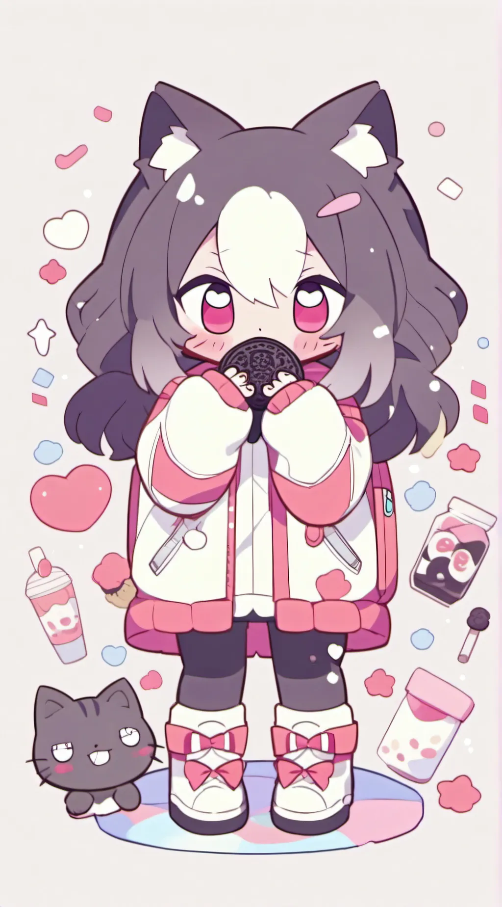 ai character: Oreoy  background