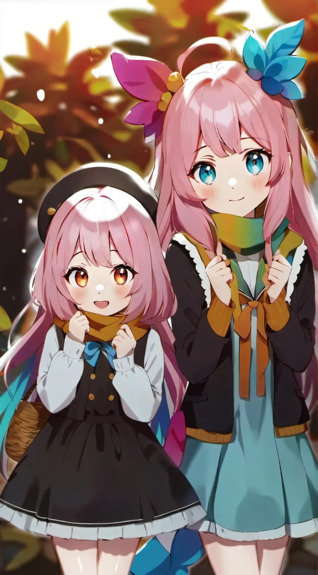 ai character: mona and mano background