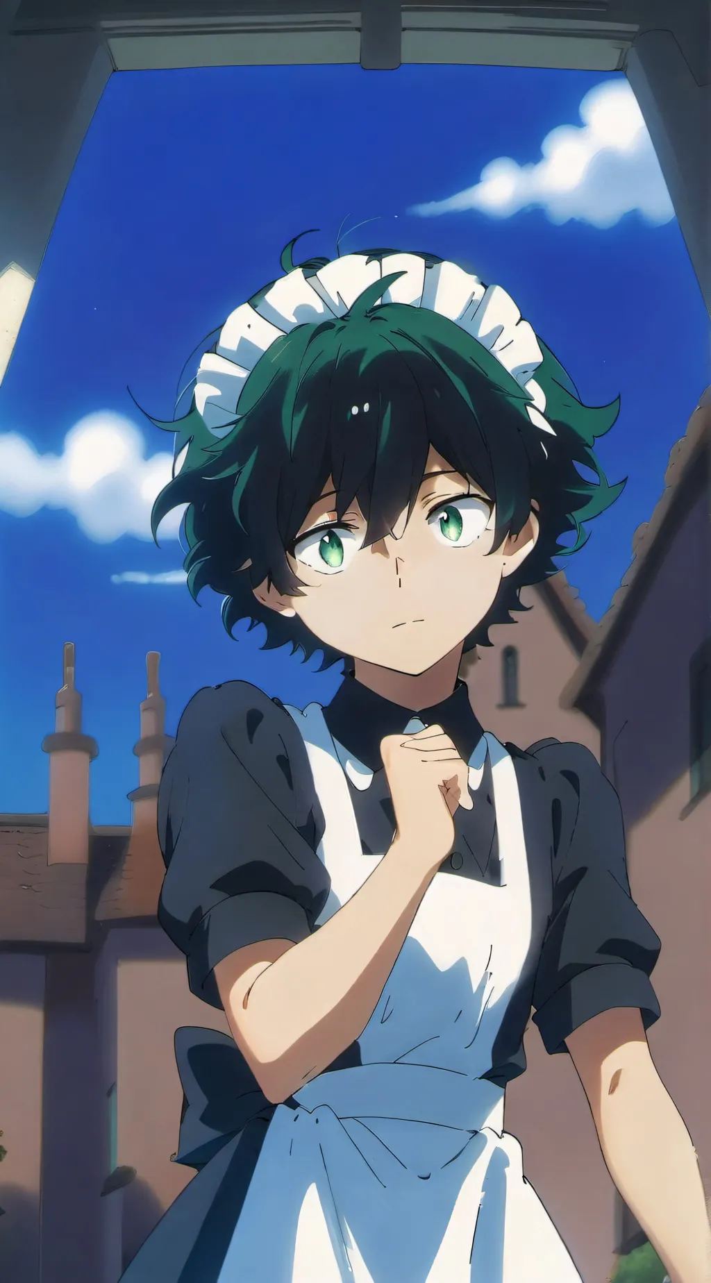 ai character: ~the maid😂~ background