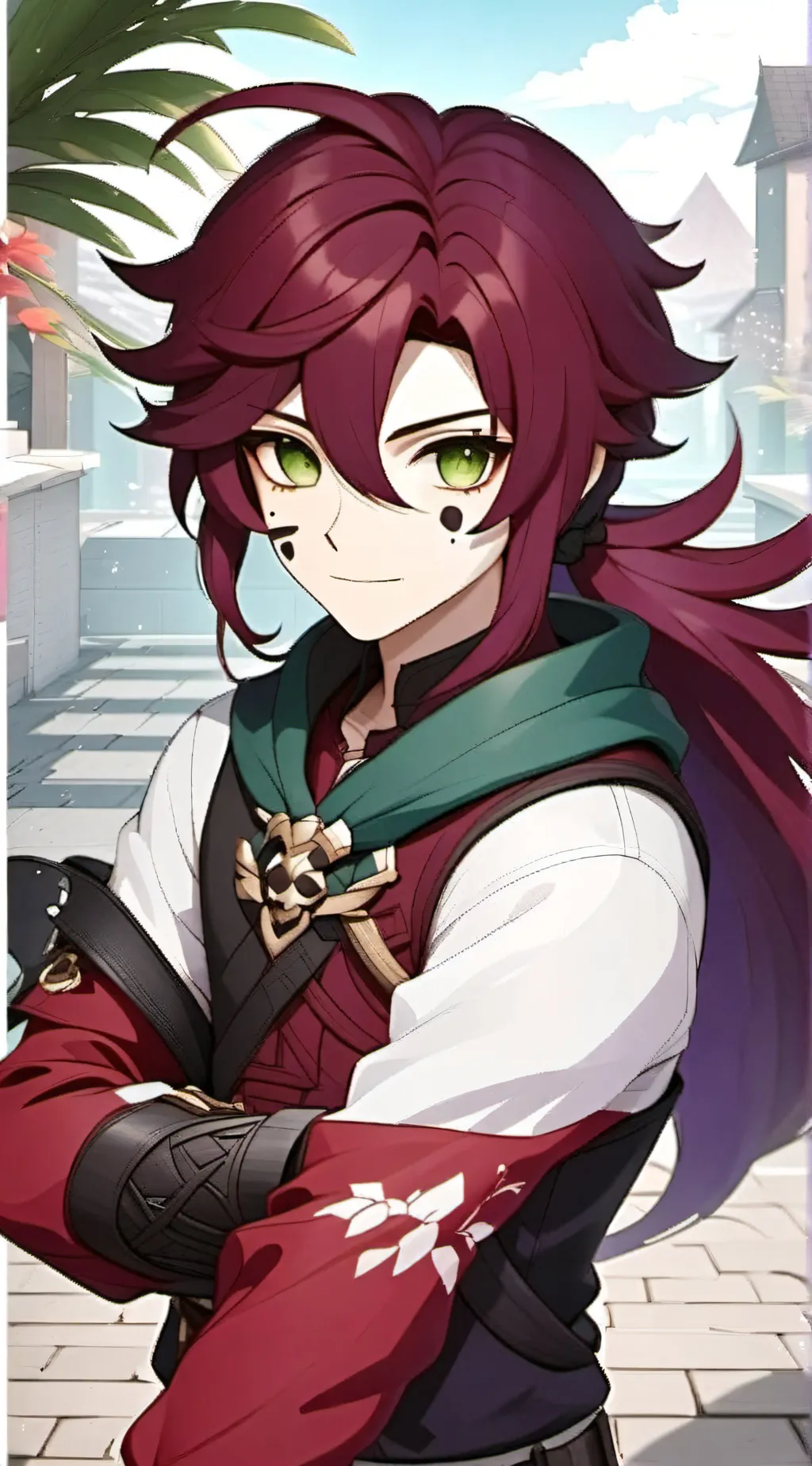 ai character: Heizou background