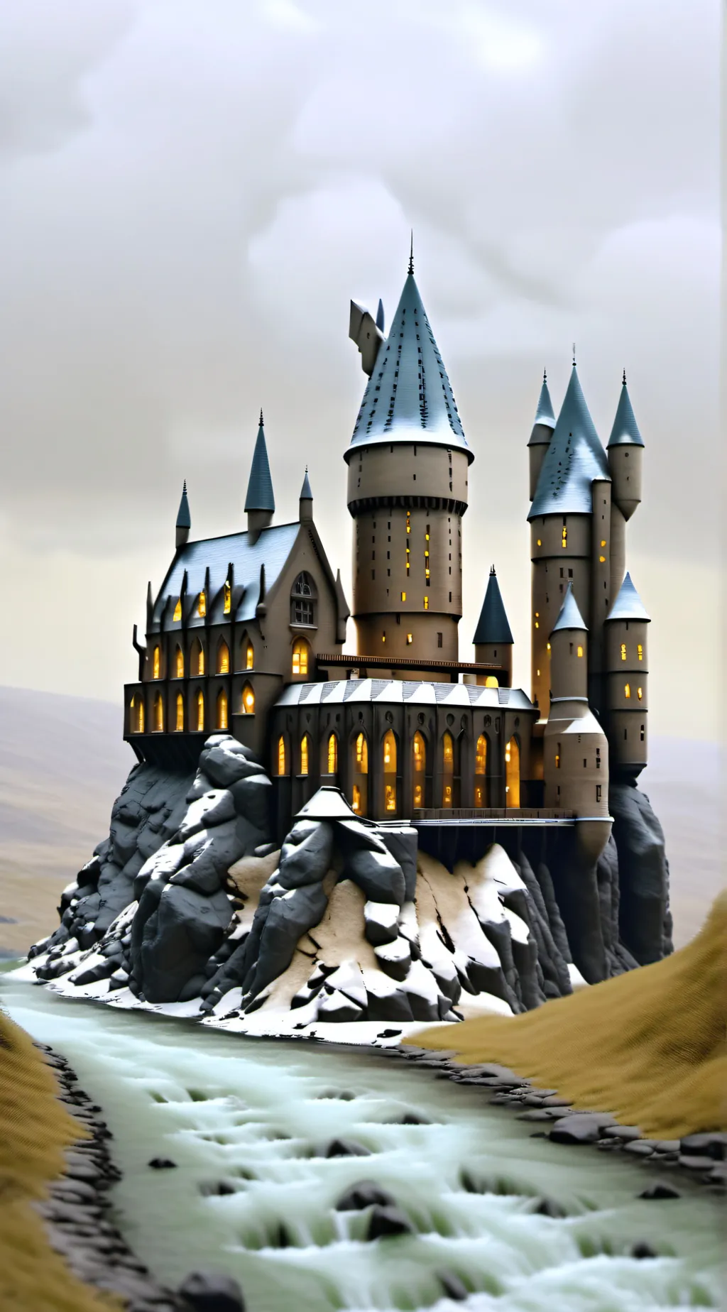 ai character: Hogwarts background
