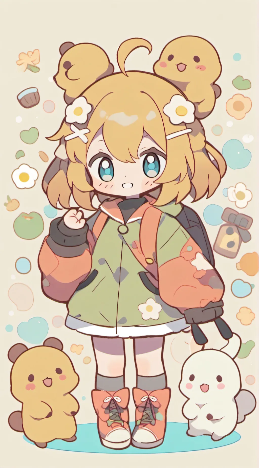 ai character: Elizabeth atfon  background