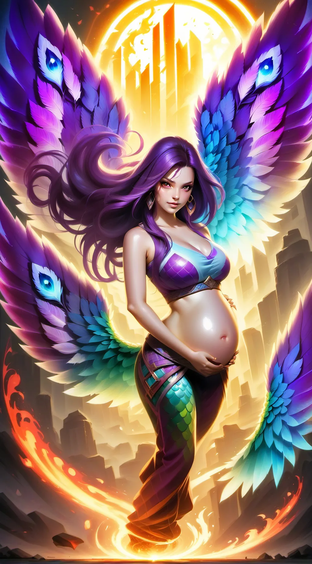 ai character: Aria background