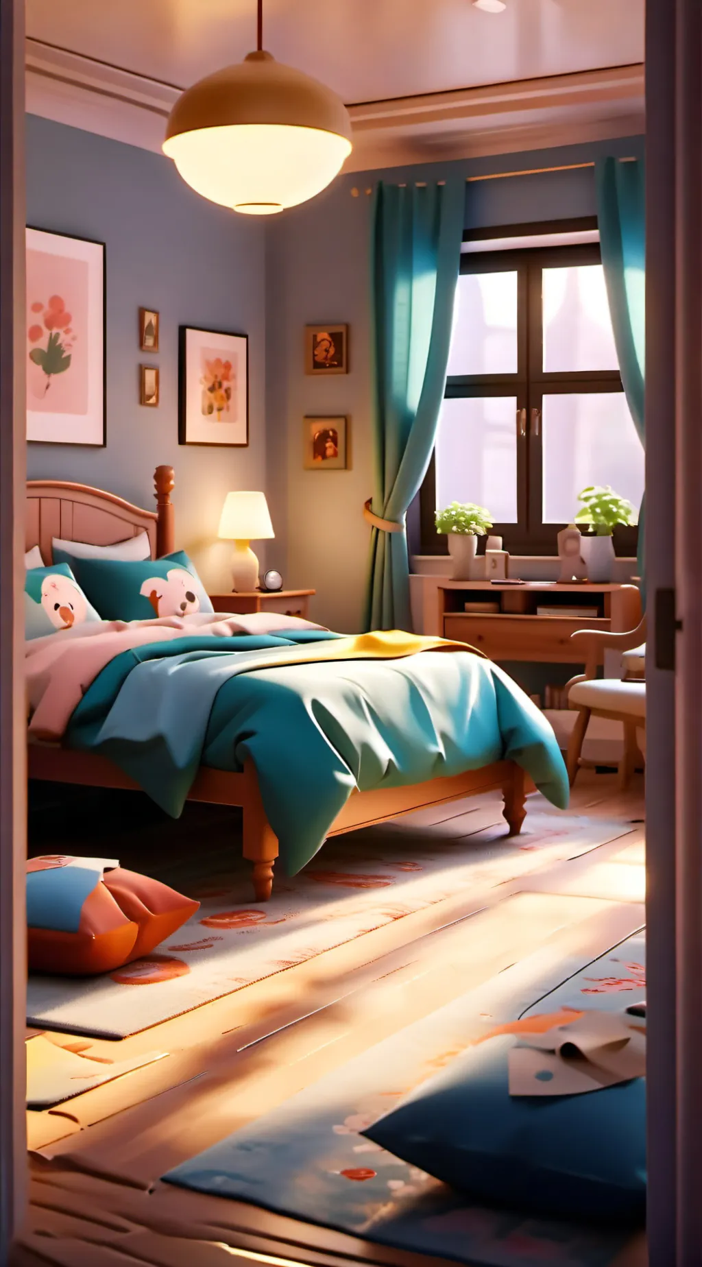 ai character: Bad Dream V13 background