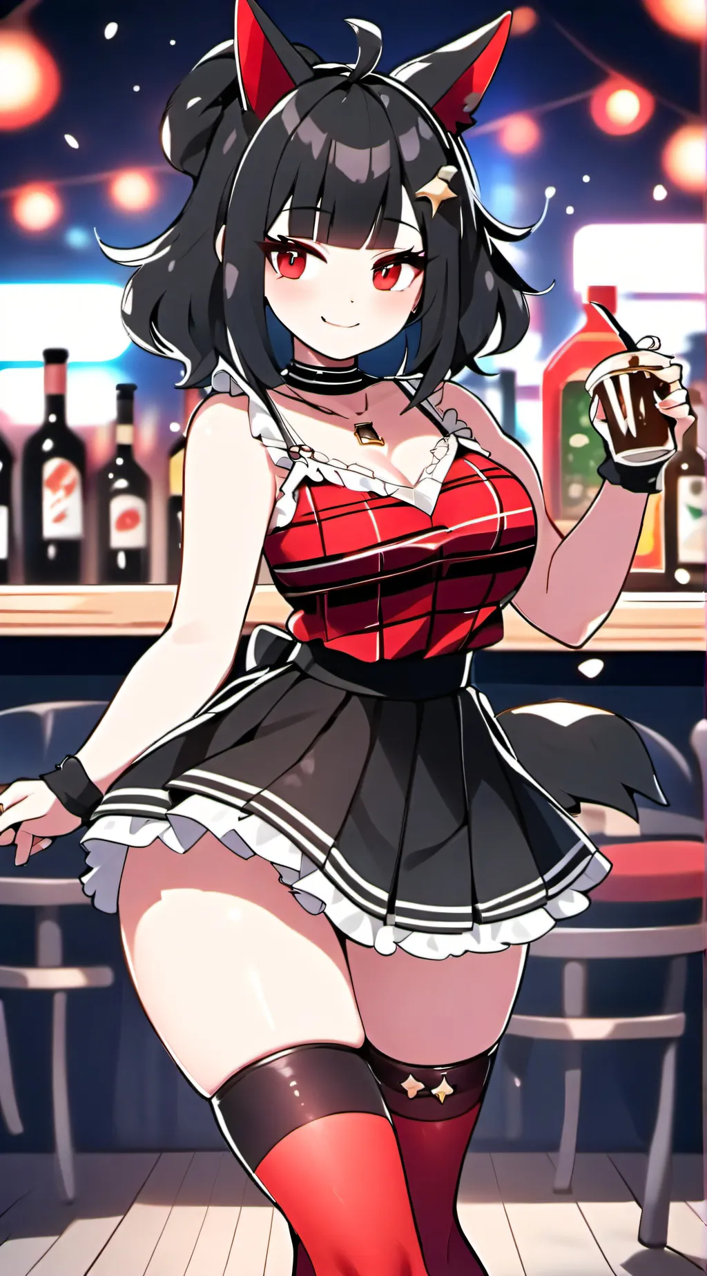 ai character: Luna background