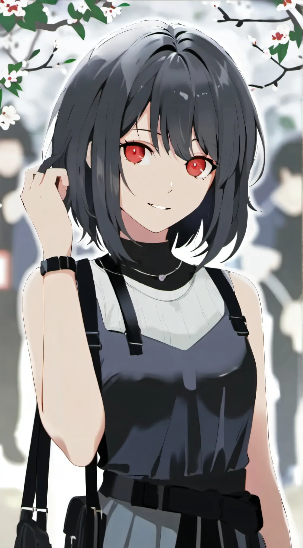 ai character: Komaru Naegi background