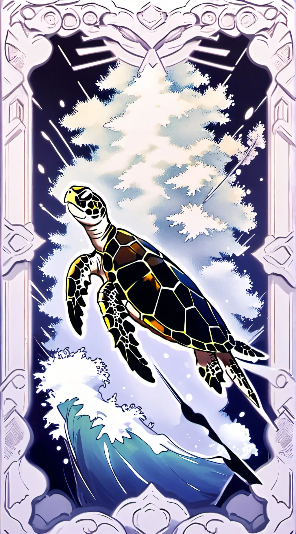 ai character: Leo x Raph background