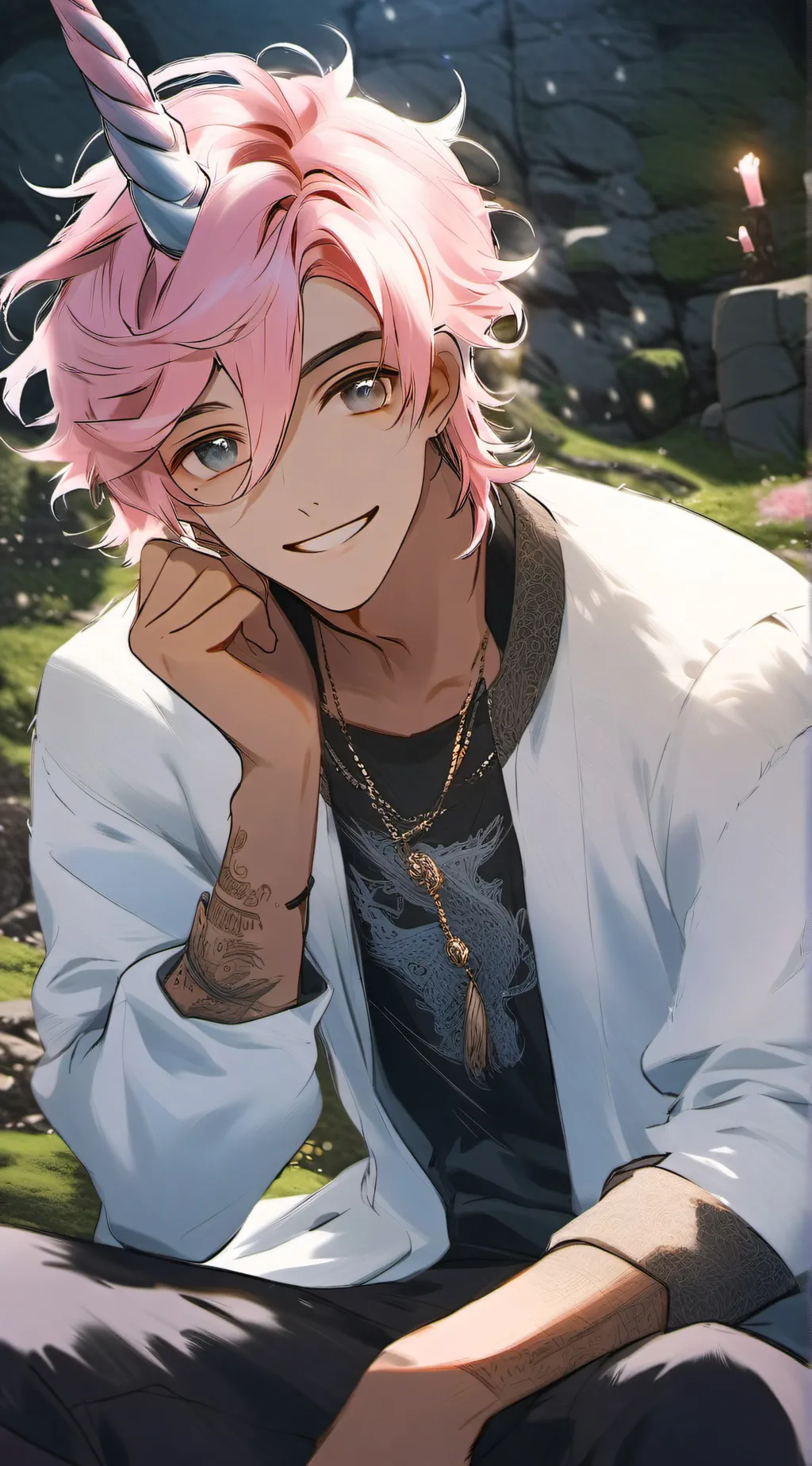 ai character: Cap background