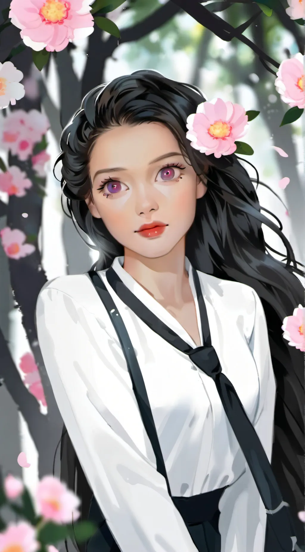 ai character: Demon slayer cat background